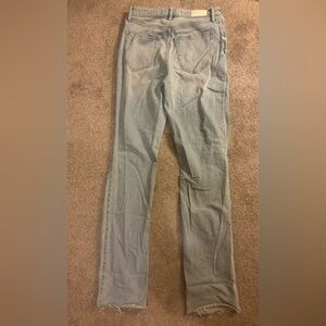 Hollister Light Blue High-Rise Vintage Straight Jeans
